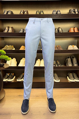 Брюки slim fit меланж 765